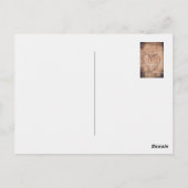 Rostiges Metallobjekt Postkarte (Rückseite)