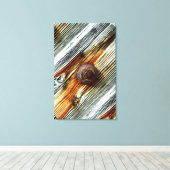 rostiges Steppholzpappe Leinwanddruck (Insitu (Holzboden))