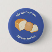 Rostiges Stück - Backthema - Benutzerdefinierter T Button (Vorderseite)