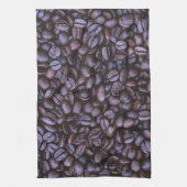 Röstkaffee Bohnen Akryllische Kunstwerke| Geschirrtuch (Vertikal)