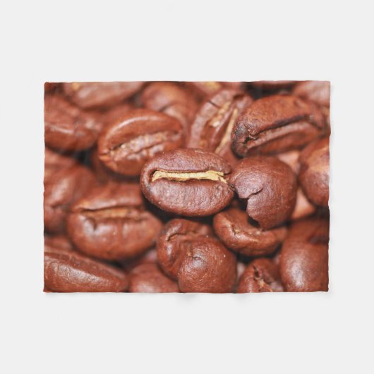 Röstkaffee Fleecedecke (Vorderseite (Horizontal))