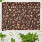 Röstkaffee Geschirrtuch (Gefaltet)