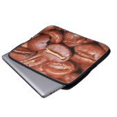 Röstkaffee Laptopschutzhülle (Vorne Knopf)