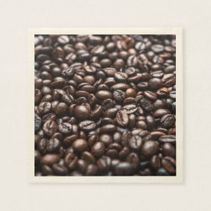 Röstkaffee-Muster Serviette