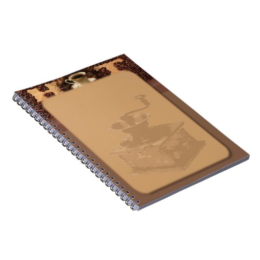 Röstkaffee-Notebook Notizblock (Rechte Seite)