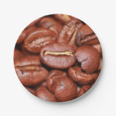 Röstkaffee Pappteller (Vorderseite)