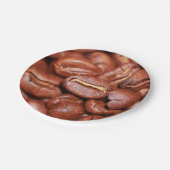 Röstkaffee Pappteller (Schrägansicht)