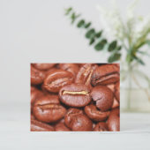 Röstkaffee Postkarte (Stehend Vorderseite)