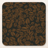 Röstkaffee Rechteckiger Pappuntersetzer (Vorderseite)