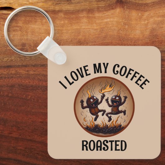 Röstkaffee Schlüsselanhänger (Vorderseite)