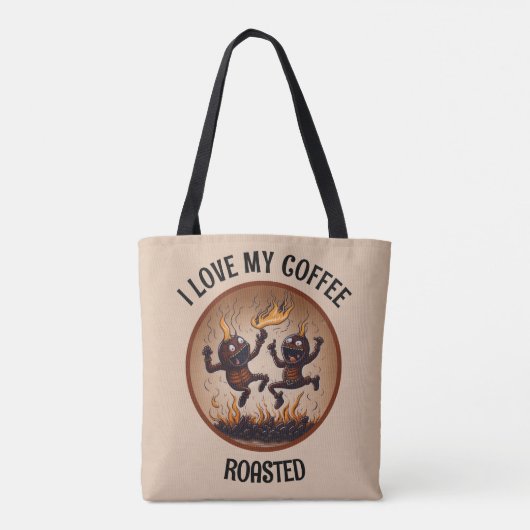 Röstkaffee Tasche (Rückseite)