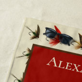 Rostkreuz Fischen Fischen Forelle Rustikal Strandtuch (Beispiel)