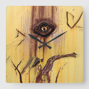 Rostkunst - Cooler Spaß einzigartig Quadratische Wanduhr