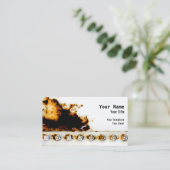 Rostkunst - Cooler Spaß einzigartig Visitenkarte (Stehend Vorderseite)