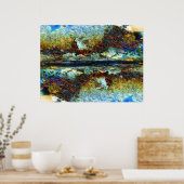 Rostlandschaft Poster (Küche)