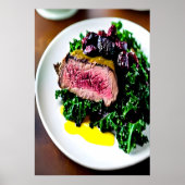 Röstliche Tenderloinschale | AI Art Poster (Vorne)