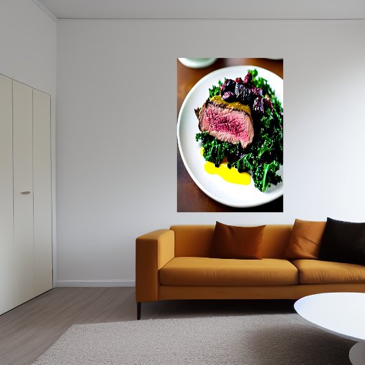 Röstliche Tenderloinschale | AI Art Poster