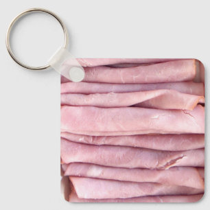 Röstliches Rindfleisch und Honey Ham Schlüsselanhänger
