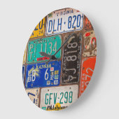 Rostmarkenkollektion Große Wanduhr (Winkel)