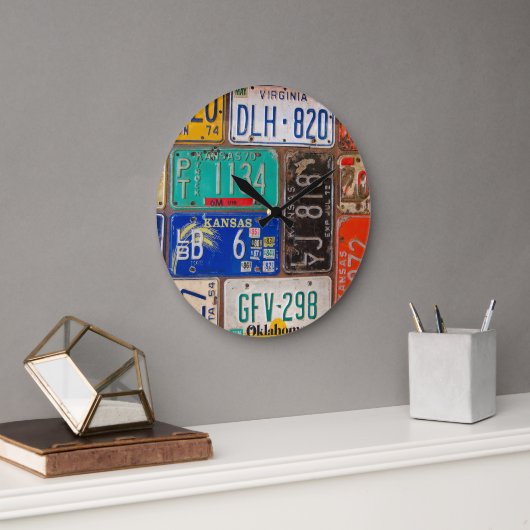 Rostmarkenkollektion Große Wanduhr (Büro)