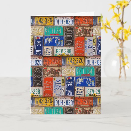 Rostmarkenkollektion Karte (Gelbe Blume)