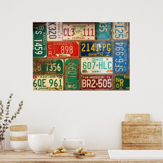 Rostmarkenkollektion Poster (Küche)