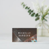 Rostmetall Visitenkarte (Stehend Vorderseite)