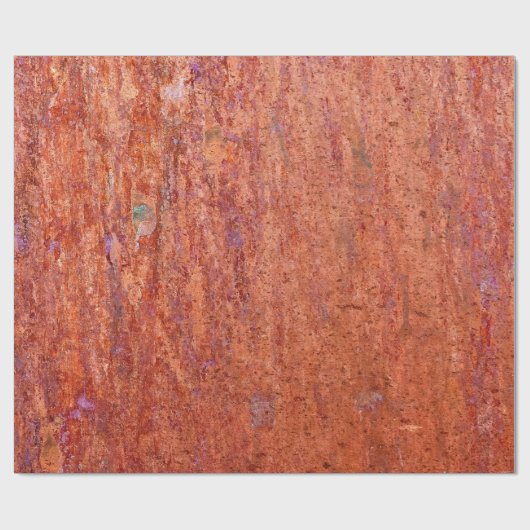 Rostmetallplatte mit korrosionabstrakter, altersge geschenkpapier (Flach)
