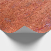 Rostmetallplatte mit korrosionabstrakter, altersge geschenkpapier (Ecke)