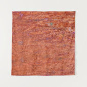 Rostmetallplatte mit korrosionabstrakter, altersge wandteppich (Vorderseite (Horizontal))