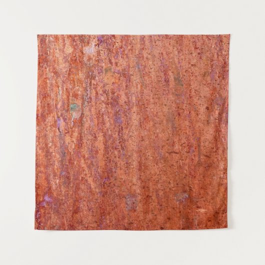 Rostmetallplatte mit korrosionabstrakter, altersge wandteppich (Vorderseite)