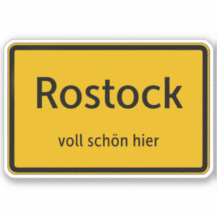 Rostock Aufkleber Sticker Autoaufkleber