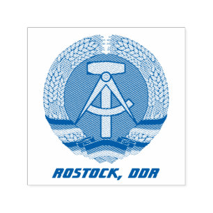 Rostock, DDR, Rostock, Sozialistin Ostdeutschland Permastempel