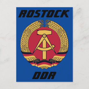 Rostock, DDR, Rostock, Sozialistin Ostdeutschland Postkarte