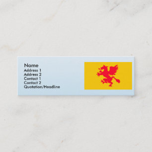 Rostock, Deutschland Mini Visitenkarte