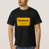 Rostock Herren Männer T-Shirt Tshirt Shirt (Vorderseite)