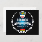 Rostock Postkarte (Vorne/Hinten)