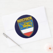 Rostock Runder Aufkleber (Umschlag)