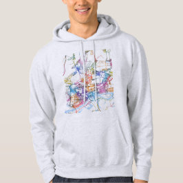 Rostov-on-Don Russia City Map Hoodie