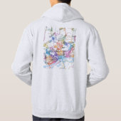 Rostov-on-Don Russia City Map Hoodie (Rückseite)