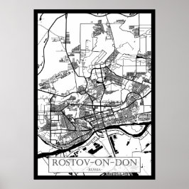 Rostov-on-Don Russia City Map Poster