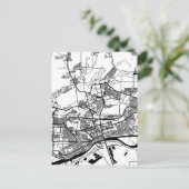 Rostov-on-Don Russia City Map Postkarte (Stehend Vorderseite)