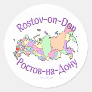 Rostov-On-Don Russland Runder Aufkleber