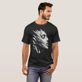 Rostro de mujer poligonal T-Shirt (Vorne ganz)