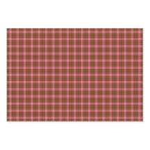 Rostrosa Karo-Tartan Retro-Farbe
