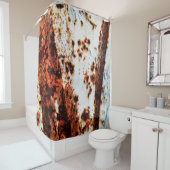 Rostrot Duschvorhang (Beispiel)