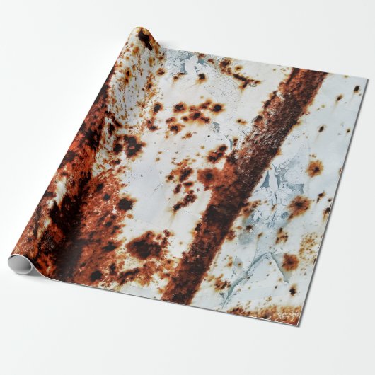 Rostrot Geschenkpapier (Ungerollt)