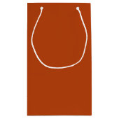 Rostrot Kleine Geschenktüte (Rückseite)