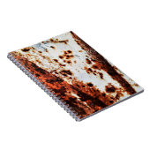 Rostrot Notizblock (Rechte Seite)