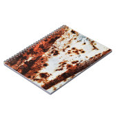 Rostrot Notizblock (Linke Seite)